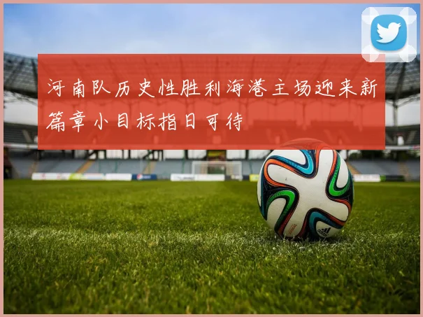 河南队历史性胜利海港主场迎来新篇章小目标指日可待